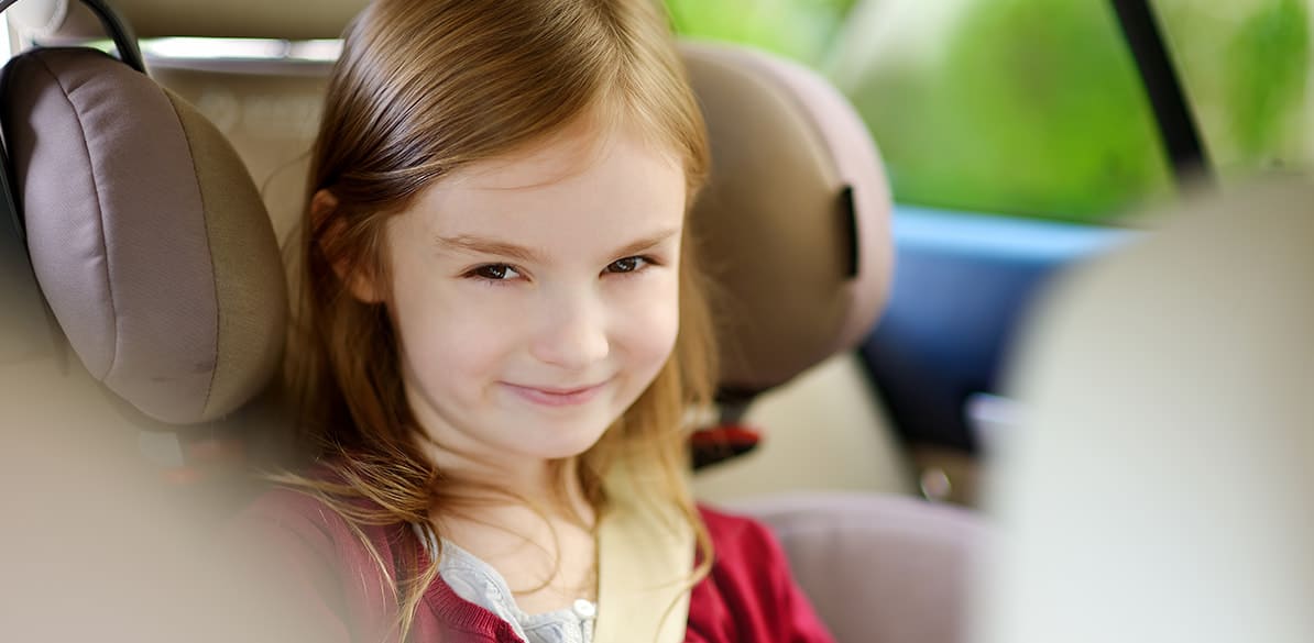 The main function of the booster seat is to raise the child so that the seat belt can be correctly fastened.