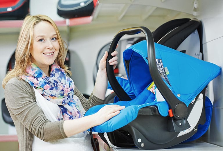 Where to buy a child car seat for the first time and what to consider
