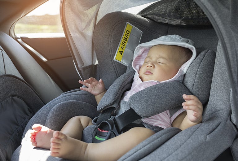 Dónde debe ir instalada la sillita en el coche? - Fundación MAPFRE