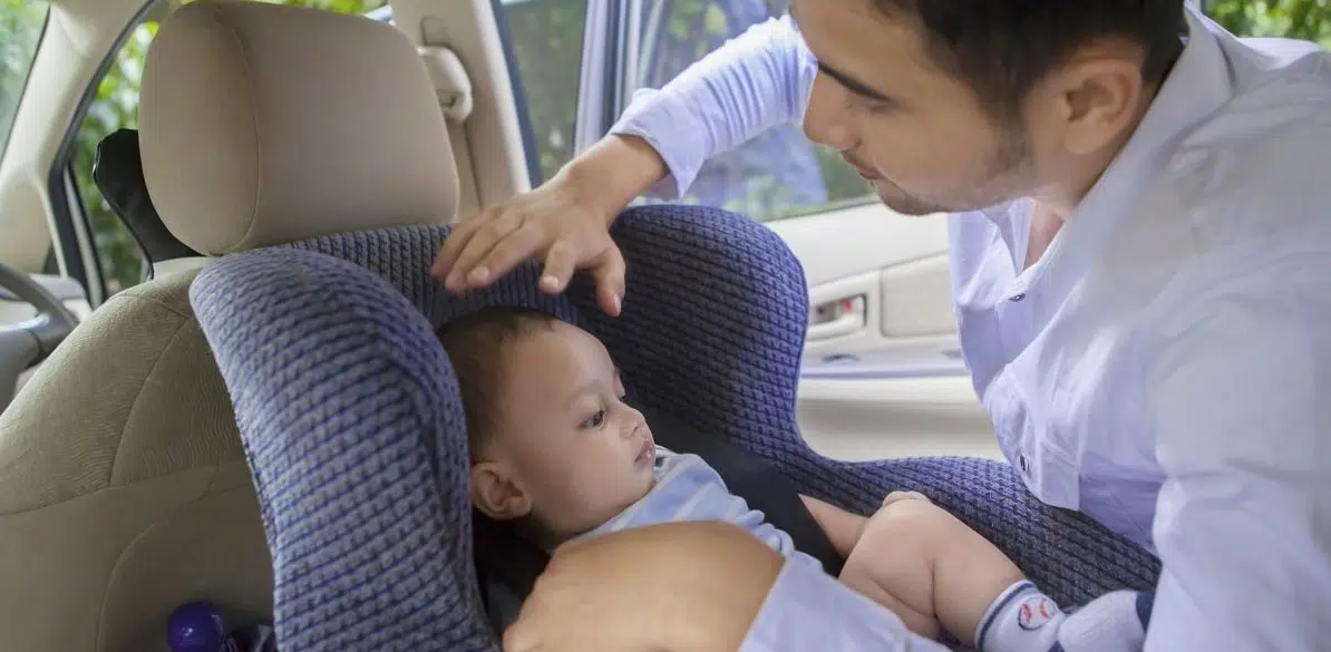 Las lesiones más frecuentes en niños de hasta 2 años en accidentes de tráfico son de cuello