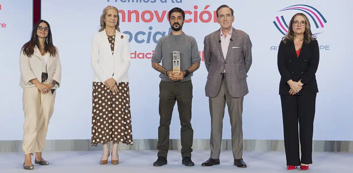 Premios a la innovación Social Fundación Mapfre Ganador y representantes de la 9a edición de los Premios a la innovación Social Fundación Mapfre