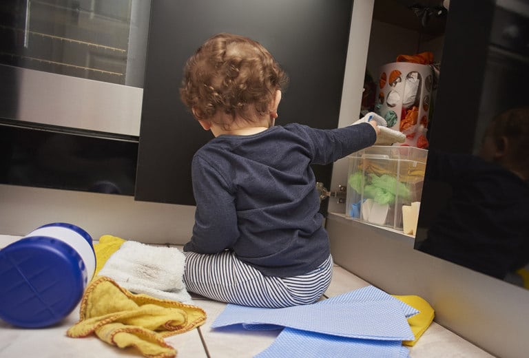 Niños en la cocina: peligro