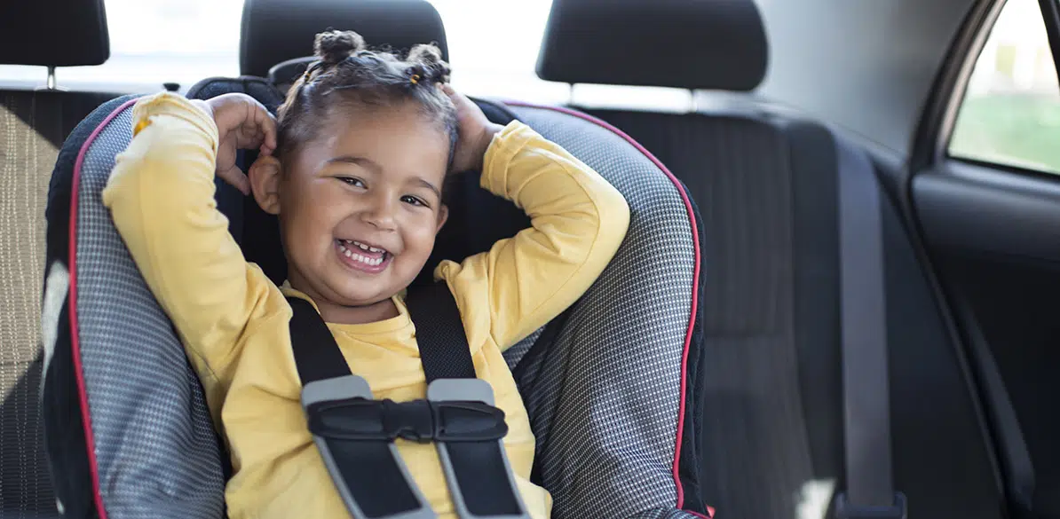 What is the safest seat for a child in a car?