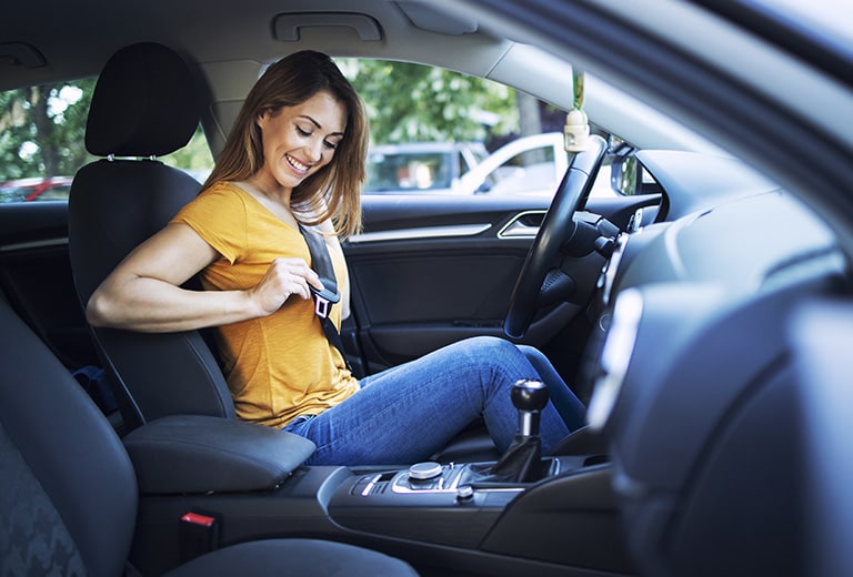 The position of the front seat. A question of safety