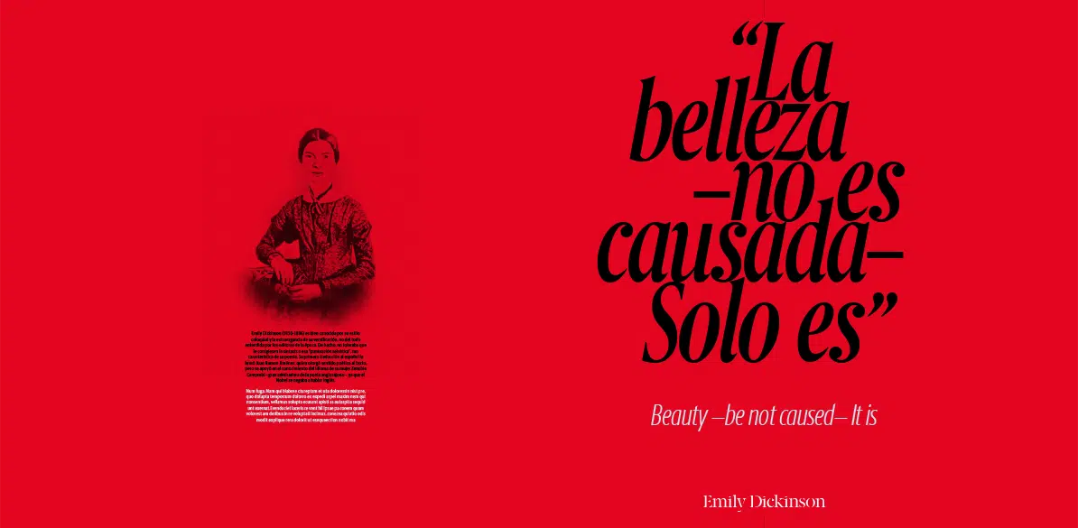 En busca de la belleza Emily Dickinson