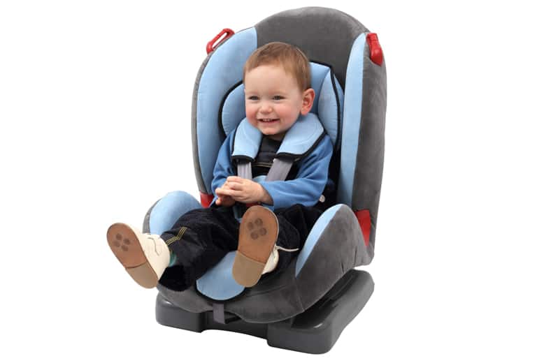 Recycling child seats when they are no longer serviceable