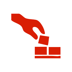 Icono que representa el término construir