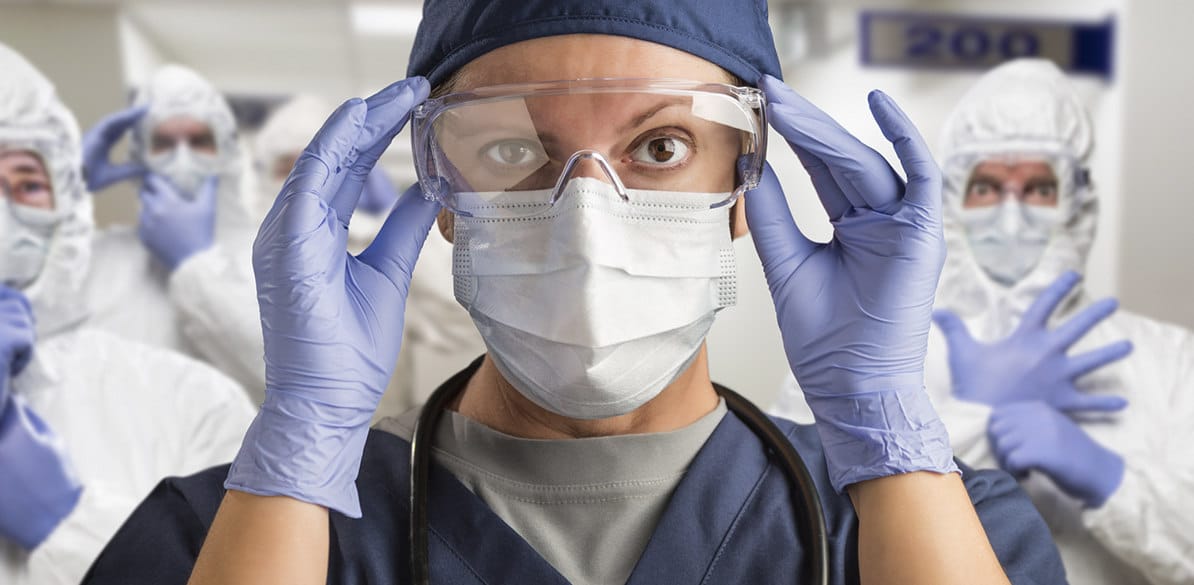 Personal protection equipment to protect healthcare professionals