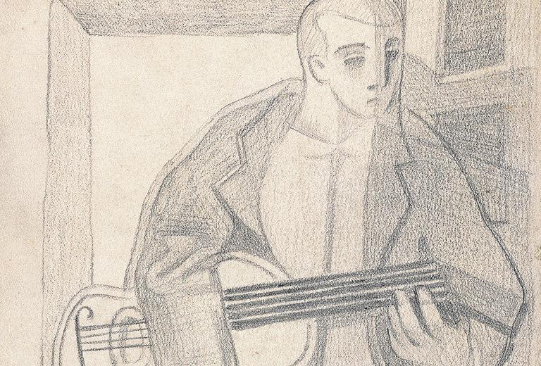 Una guitarra y una ventana El mundo interior de un pintor