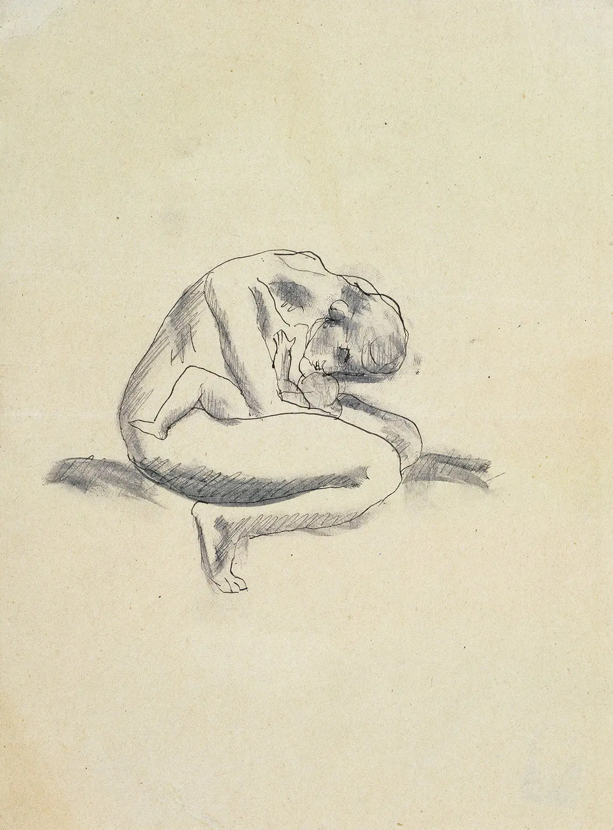 Una mujer desnuda (Pablo Picasso) esposa 1194x1617 foto alta calidad Una mujer desnuda (Pablo Picasso)