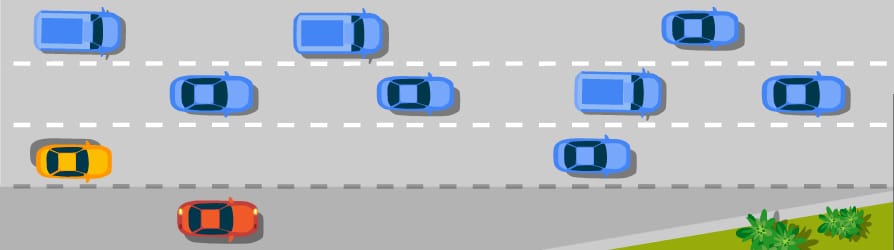 Cómo incorporarse a una vía con tráfico