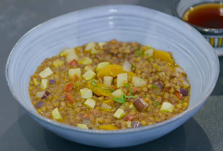 Lentejas con verduras