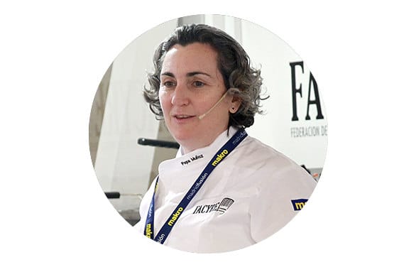 Pepa Muñoz and they are evident in all of the dishes served in her restaurant Qüenco in Madrid Pepa Muñoz