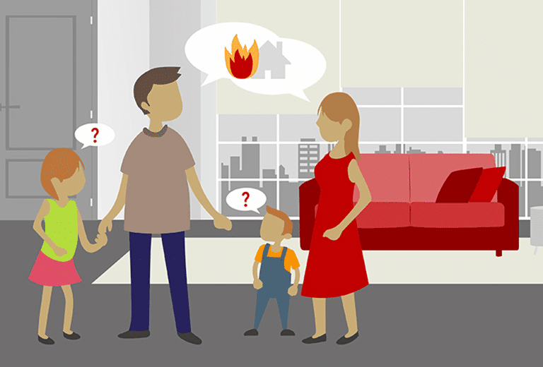 ¿Saben vuestros peques cómo actuar ante un incendio en casa?