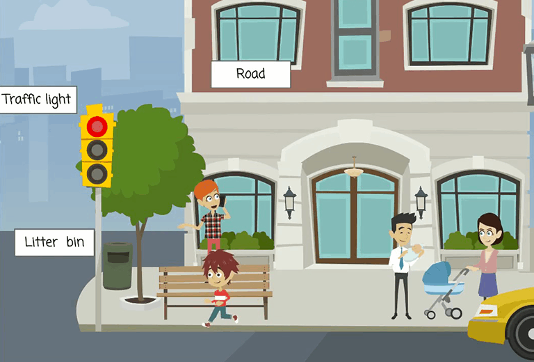 Let’s learn English!: how to be a good pedestrian