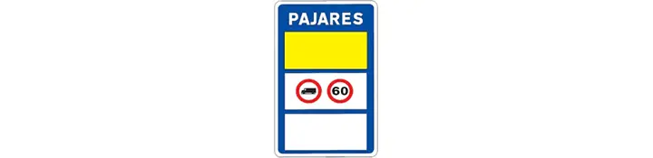 Transitabilidad en tramo o puerto de montaña – Panel 3a