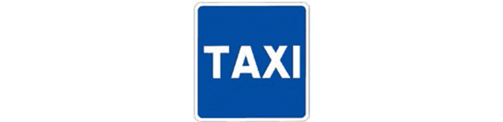 Lugar reservado para taxis