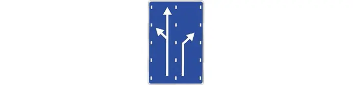 Preseñalización de carriles