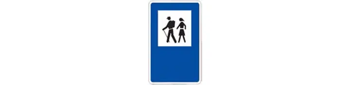 Punto de partida para excursiones a pie