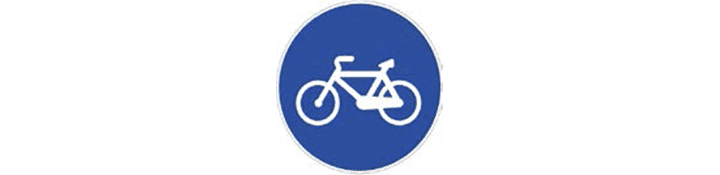 Vía reservada para ciclos o vía ciclista