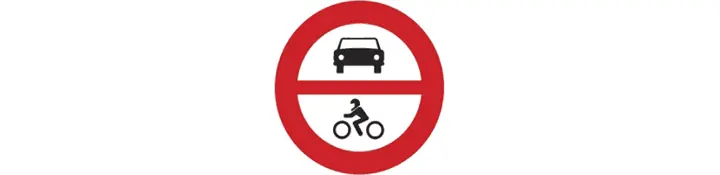 Entrada prohibida a vehículos de motor