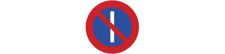Estacionamiento prohibido los días impares