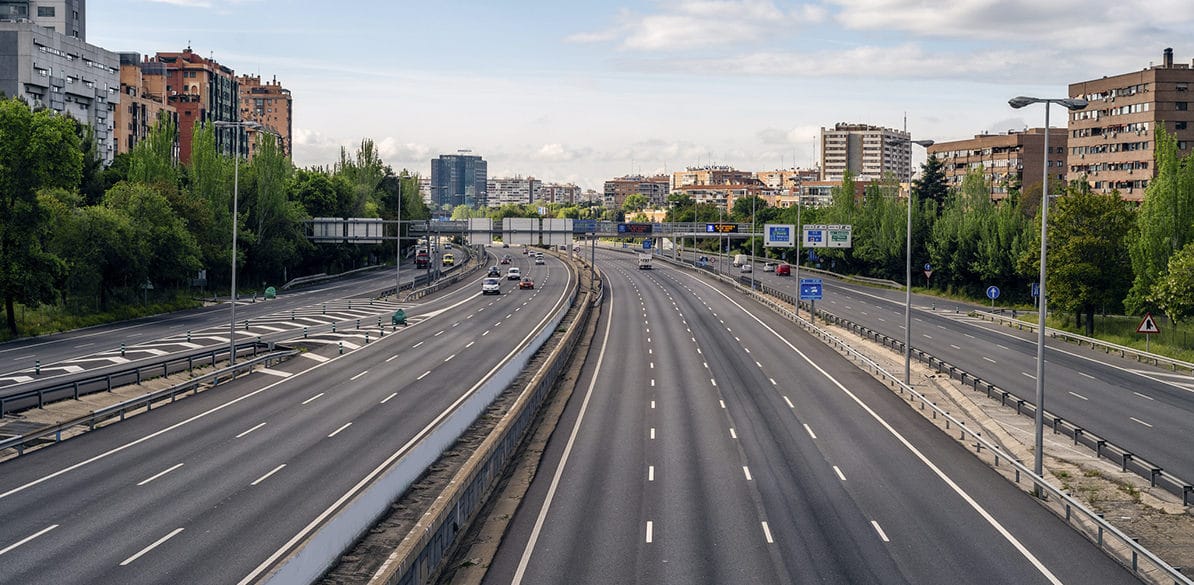 Measures have been taken to reduce pollution in Madrid from which motorcycles are exempt