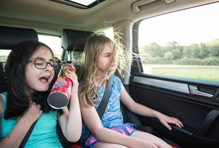Driving with children with attention deficit disorder, with or without hyperactivity (ADHD)