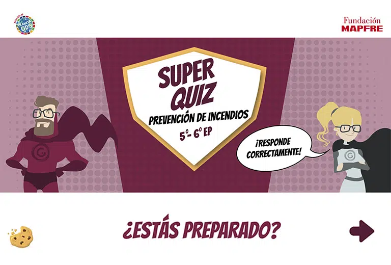 Minijuego de prevención de incendios (5º y 6º EP)