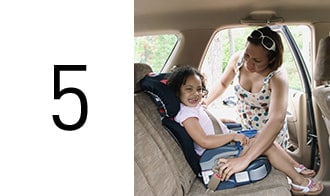 The safest seat in the car, because it is furthest away from an impact zone in the event of an accident, is the middle back seat.