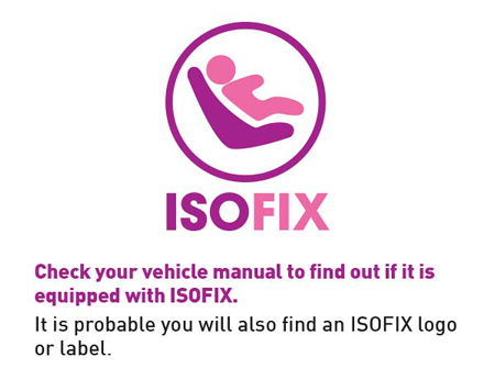 Check your vehicle manual to find out if it is equipped with ISOFIX