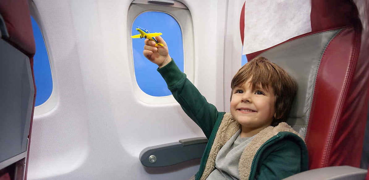 It is not compulsory for children to use a CRS on a plane, although we can take an approved seat on board with us providing it is a compatible size.