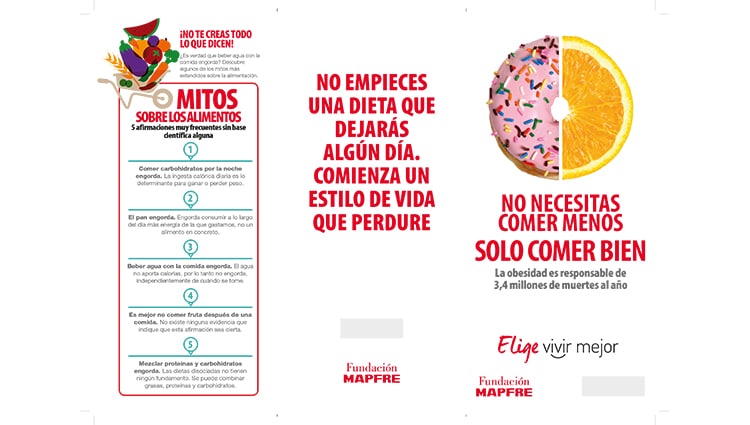 Tríptico elige Vivir Mejor - Alimentación