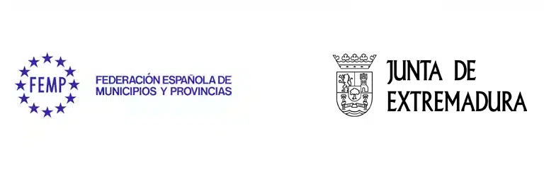 Logos FEMP - Extremadura FEMP y Junta de Extremadura