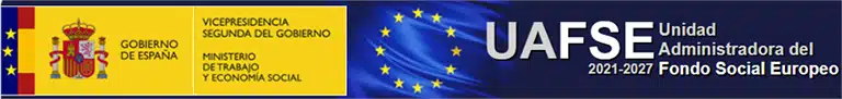 Gobierno de España Logos del Gobierno de España y de la Unidad Administradora del Fondo Social Europeo