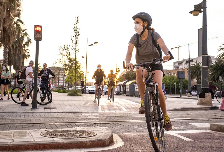 Emergencia y recuperación en bici