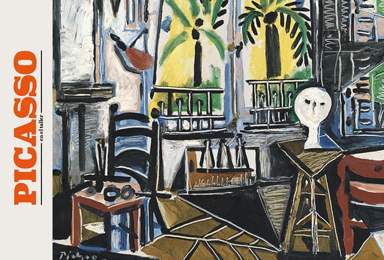 Picasso in his Studio