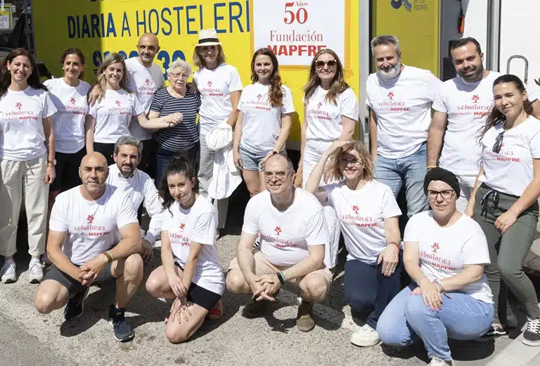 Fundación MAPFRE dona más de diez mil kilos de comida a la asociación Pato Amarillo de Madrid