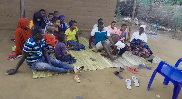 Society of Saint Vincent de Paul People on the ground benefiting from a project by the Society of Saint Vincent de Paul