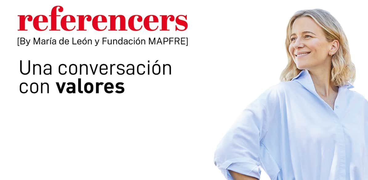 Una conversación de María de León y Fundación MAPFRE con personas que dejan huella en redes sociales