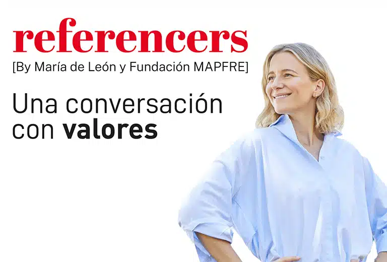 Una conversación de María de León y Fundación MAPFRE con personas que dejan huella en redes sociales